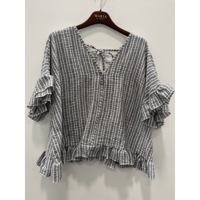 Marta - Matilda Top - Nero - Onesize