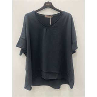 Marta - Janna T-shirt - Black - Onesize