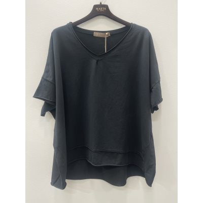 Marta - Janna T-shirt - Black - Onesize