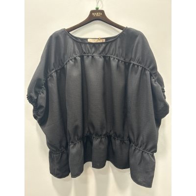 Marta - Saffron Blouse - Nero - Onesize