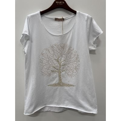 Marta - Marie  T-shirt - White Tree