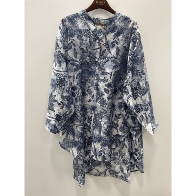 Marta - Lucca Shirt - Dark Blue - Onesize
