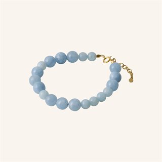 Pernille Corydon - Blue Sky Armbånd - Guld - Adj 16-19 cm