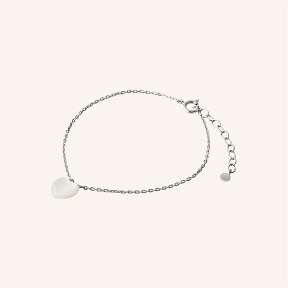 Pernille Corydon - Ocean Heart Armbånd - Sølv - Adj 16-19