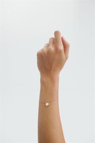 Pernille Corydon - Ocean Heart Armbånd - Sølv - Adj 16-19