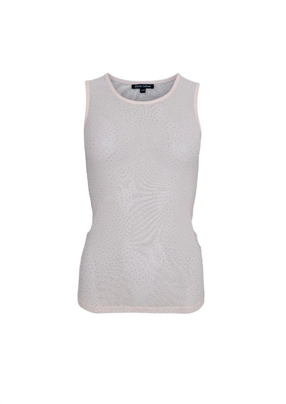 Black Colour - Alexis Mesh - Tank Top - Nude