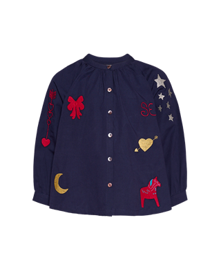 Sissel Edelbo - Christmas Mini Top - Navy