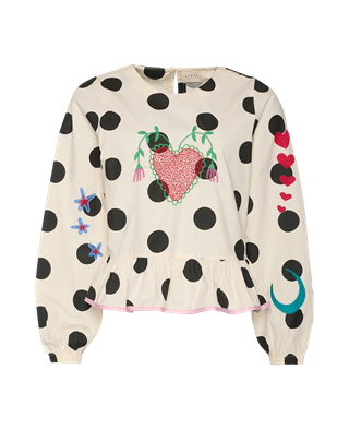 Sissel Edelbo - Diana Top - Black Dot 