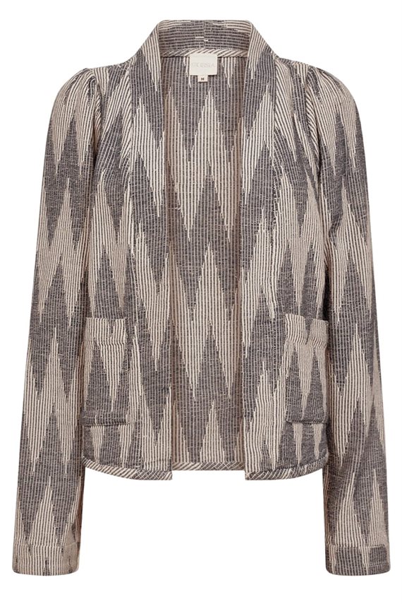 Gossia - Auguste Jakke - Brown Jacquard 