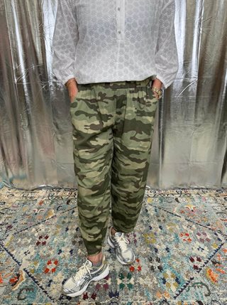 Black Colour - Abbie Barrel Bukser - Camouflage