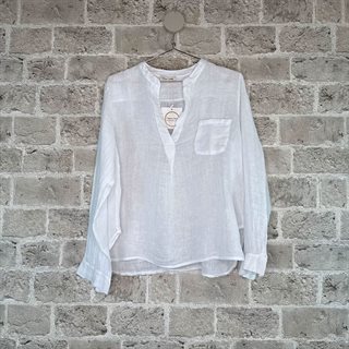 Cabana Living - Glente - Hørskjorte -  Bianco