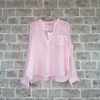 Cabana Living - Glente - Hørskjorte -  Rosa