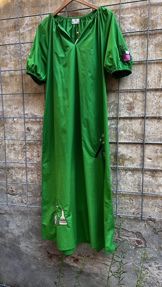 Wauw - Oyster Kjole - Green
