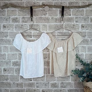 Cabana - Alvilda - Bluse - Beige - One size