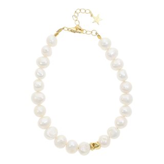 Nuni - Jennifer Armbånd - Pearl - Onesize