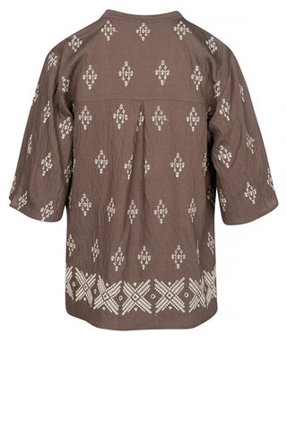 Luxzuz - Josiana Blouse - Chocolate Chip