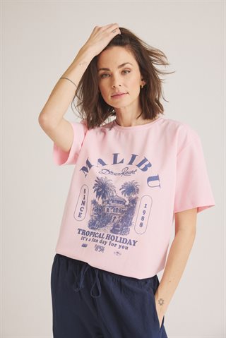 Luxzuz Mali T-shirt - Crystal Rose