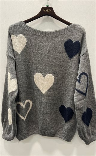 Marta - Amarante Strik - Dark grey