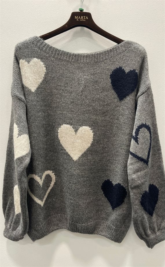Marta - Amarante Strik - Dark grey