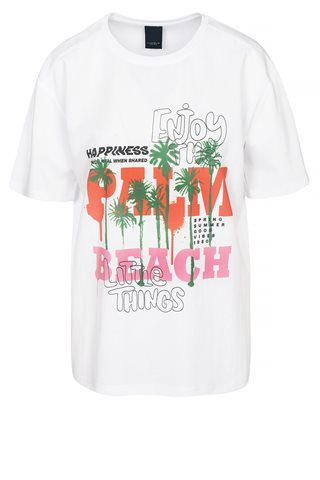 Luxzuz - Palm Beach T-shirt - White