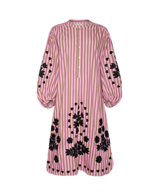 Sissel Edelbo - Rikke Kjole - Pink Stripes - Onesize