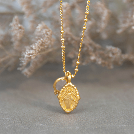 Ananda Soul - Through It All Prayer - Halskæde - Guld - Rose/Citrine