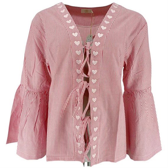 Wauw - Isabel Shirt - Red Stripe