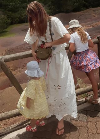 Sissel Edelbo - Trine Nederdel - White Cutwork - Onesize