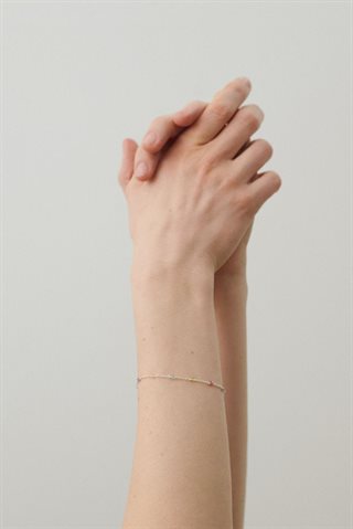 Pernille Corydon - Rainbow Armbånd - Guld - Adj 16-19 cm
