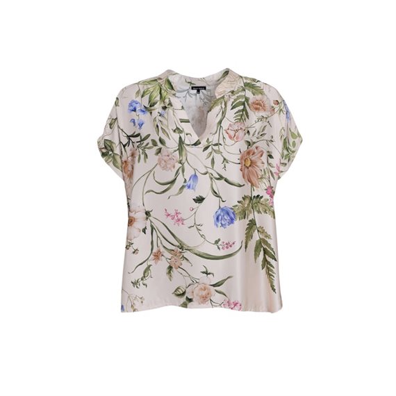 Black Colour - Zennia Bluse - Champagne Flower