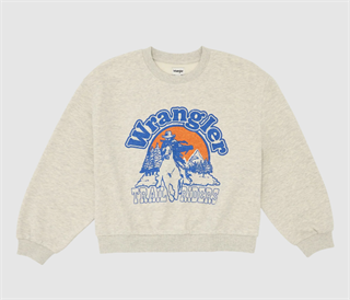 Wrangler - Oversized Sweatshirt - Oat Mele