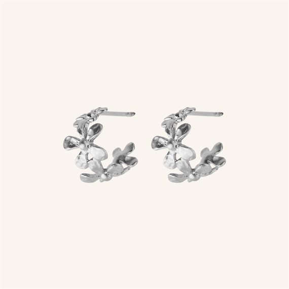 Pernille Corydon - Wild Poppy Hoops - Sølv - 10mm