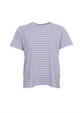 Black Colour - Maude SS T-shirt - Peach Blue
