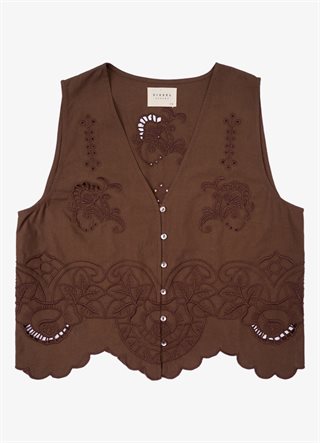 Sissel Edelbo - Celestine Top - Soft Brown