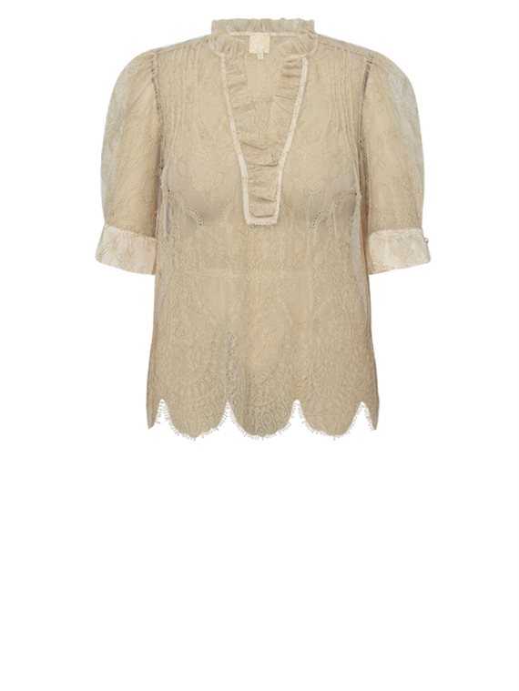 Gossia - Amar Gold Bluse - Creme Gold