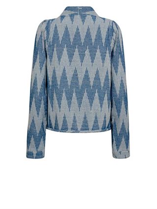 Gossia - Auguste Jakke - Blue Jacquard