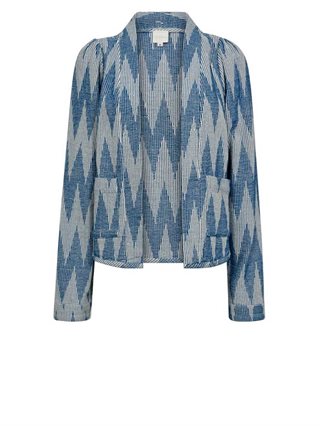 Gossia - Auguste Jakke - Blue Jacquard