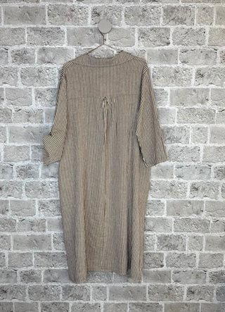 Cabana Living - Filur Kjole - Latte Stripe 
