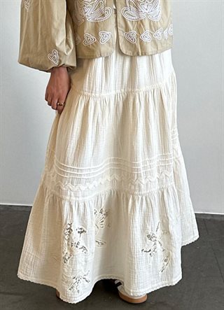 Sissel Edelbo - Tarsila Nederdel - Off White - Onesize