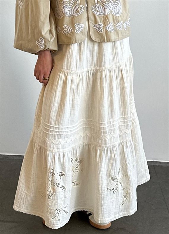 Sissel Edelbo - Tarsila Nederdel - Off White - Onesize