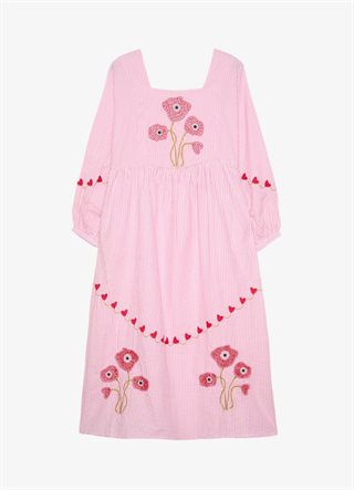 Sissel Edelbo - Wenke Kjole - Pink Stripes - Onesize