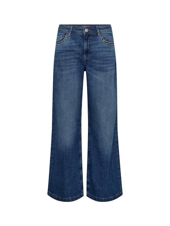 Mos Mosh - Dara Deco Jeans - Mid Blue