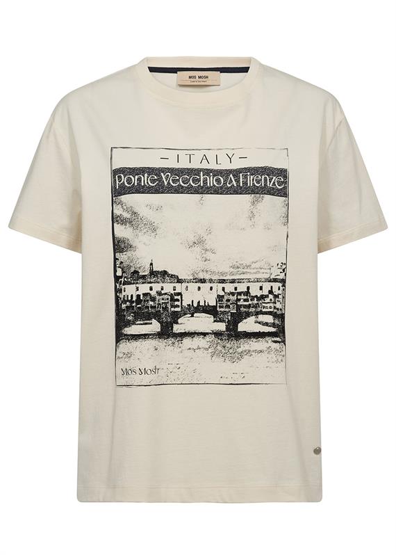 Mos Mosh - Anise O-SS T-shirt - Ecru
