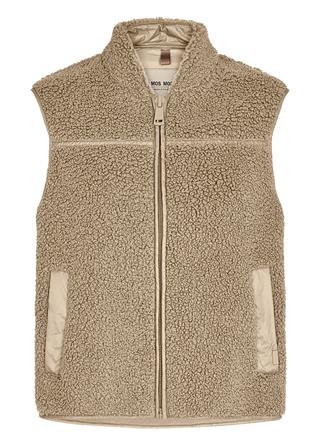 Mos Mosh - MMRowe Teddy Vest - Savannah tan