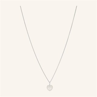 Pernille Corydon - Ocean Heart Halskæde - Sølv - Adj 40-45 cm