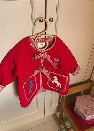 Sissel Edelbo - Penny Mini Jakke - Chinese Red