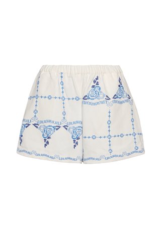 Sissel Edelbo - Myra Shorts - Ecru Blue