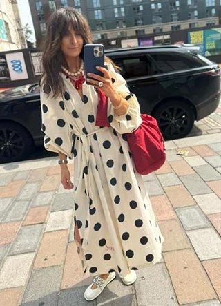 Sissel Edelbo - Lara Kjole - Black Dot - Onesize