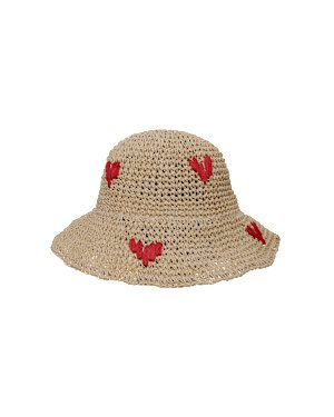 Black Colour - Maui Straw Hat - Nature - Onesize