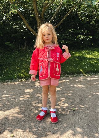 Sissel Edelbo - Penny Mini Jakke - Chinese Red